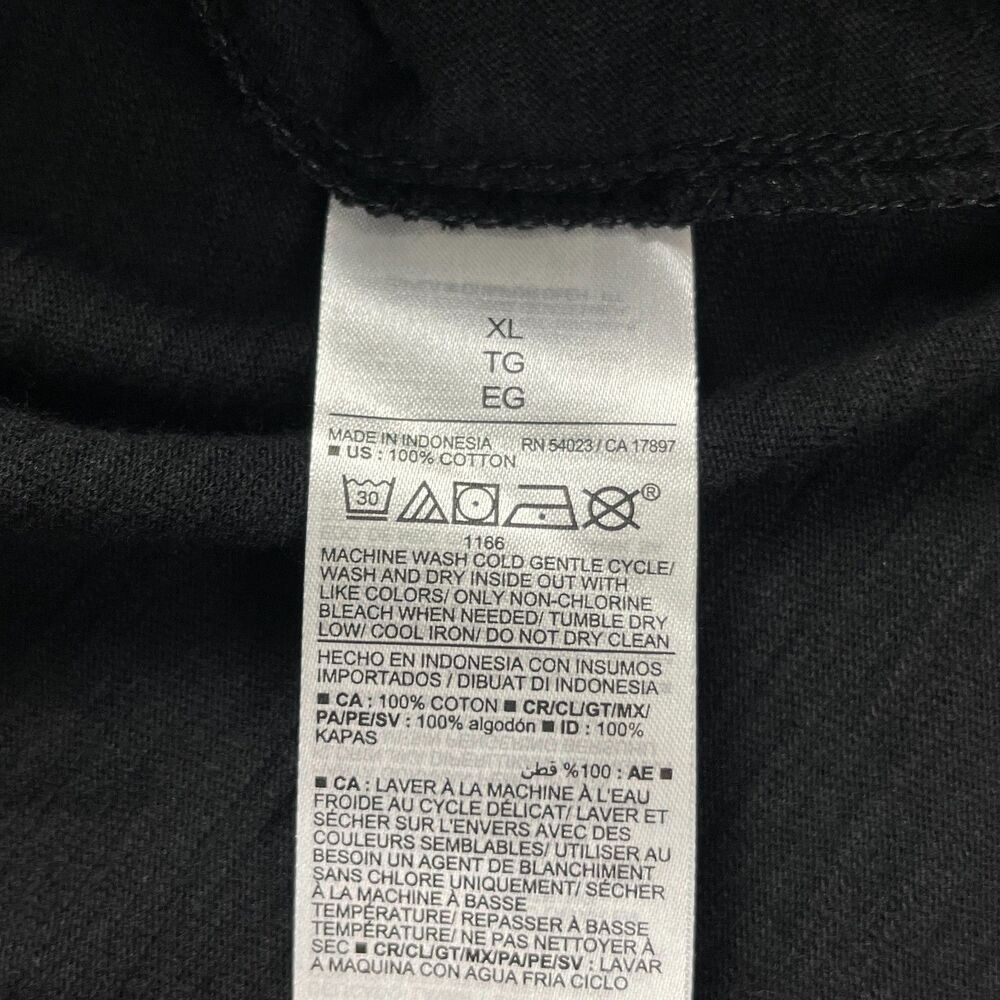 Old Navy Women's Dress XL Black Short Sleeve Cinched Waist Drawstring Cotton - Picture 11 of 11